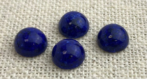 Lapis Circle Cabochon