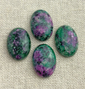 Ruby Fuchsite Oval Cabochon