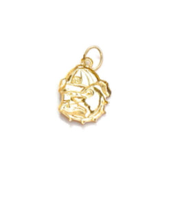 UGA Bulldog Charm 762-C, Sterling Silver & 14K Gold Filled