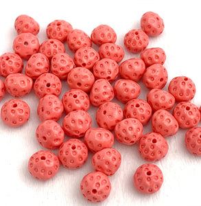 Mother of Pearl Strawberry Bead Sku#M699