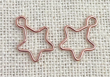 14k Rose Gold Filled Star Charm