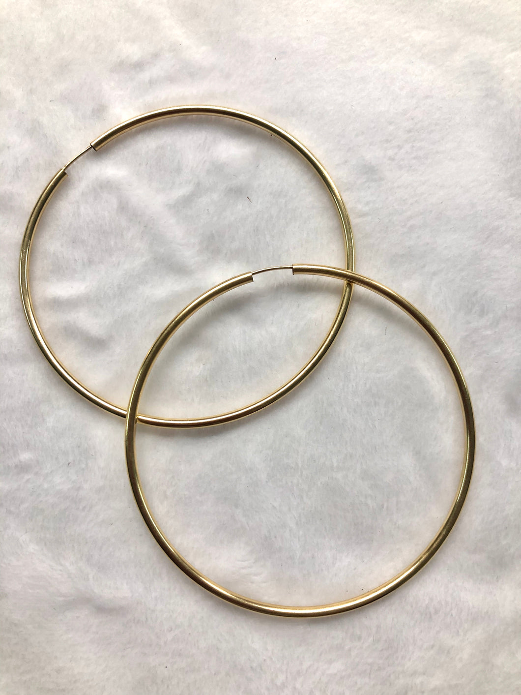 14KGF Hoop Earrings