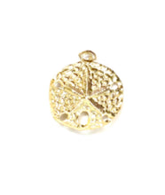 14KGF Circle Flower Charm 732-C