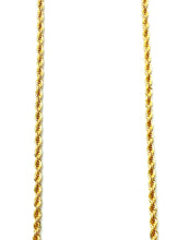 14KGF French Rope Chain Necklace 18” 20” 22” 24” , 2.5mm