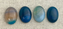 Blue Lace Agate Oval Cabochon