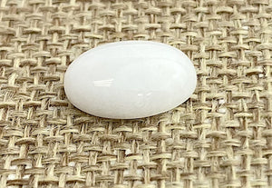 Mutton Fat Jade Oval Cabochon