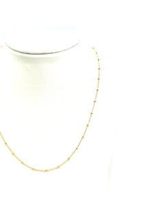 16” 14K Gold Filled Satellite Chain , Sku#SM879