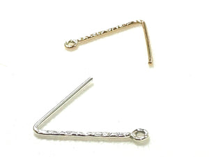 Findings, Sterling Silver & 14K Gold Filled, Sku#646-2 3/4 TXT