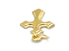 14KGF Cross Charm , Sku#2094-C