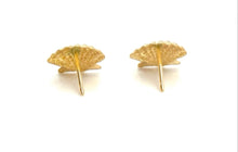 14KGF Seashell Studs 1820-4