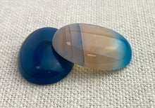 Blue Lace Agate Oval Cabochon