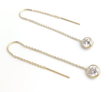 U-Threader Cubic Zirconia Earrings