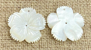 Mother of Pearl Flower Charm Sku#M77