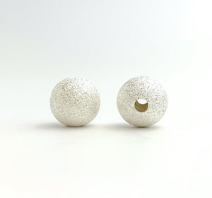 Sterling Silver 10mm Stardust Bead