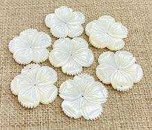 Mother of Pearl Flower Charm Sku#M77