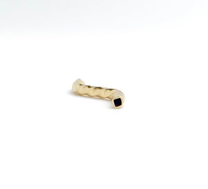 14k Gold Filled Twisted Square S Tube