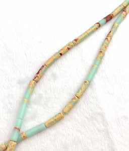 Agalmatolite Bead Strand