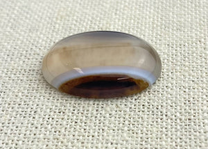 Brown Banded Agate Oval Cabochon