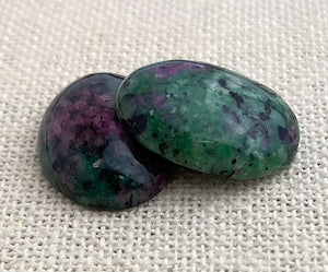 Ruby Fuchsite Oval Cabochon