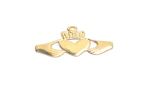 14KGF Claddagh Charm 529