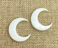 Mother of Pearl Moon Charm