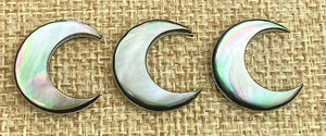 Mother of Pearl Moon Charm