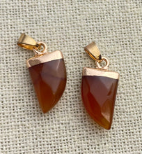 Agate Gold Plated Pendant