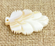 Mother of Pearl Leaf Charm