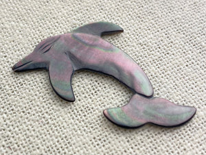 Mother of Pearl Dolphin Charm