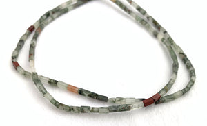 African Bloodstone Bead Strand