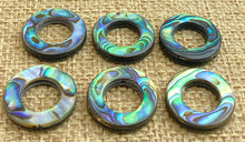 Abalone Circle Charm