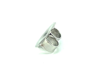 14K White Gold Ear Nut FP Jumb, Sku#12-27-20