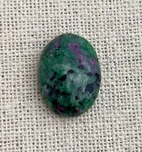 Ruby Fuchsite Oval Cabochon