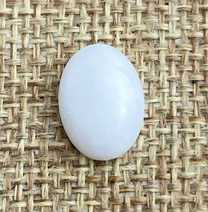 Mutton Fat Jade Oval Cabochon