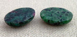 Ruby Fuchsite Oval Cabochon