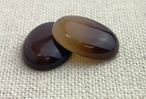 Brown Banded Agate Oval Cabochon