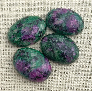 Ruby Fuchsite Oval Cabochon