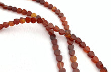 Carnelian Heart Bead Strand Sku#M2832