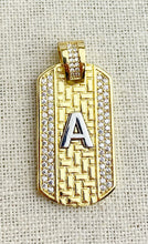 Gold Plated Cubic Zirconia Initial Pendants