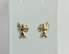 14k Gold Filled Cupid Stud Earring