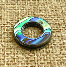 Abalone Circle Charm