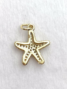 Starfish Gold Plated Charm