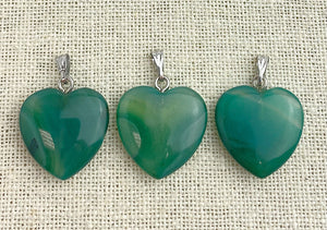 Agate Heart Pendant