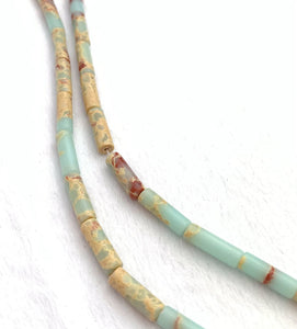 Agalmatolite Bead Strand