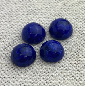 Lapis Circle Cabochon