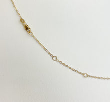 Gold Filled 9 CZ Stone Necklace