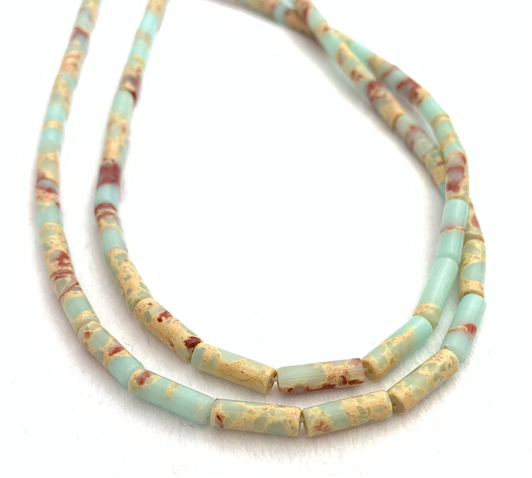 Agalmatolite Bead Strand